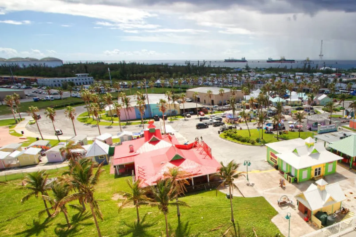 Freeport ferry terminal passenger entrance Grand Bahama