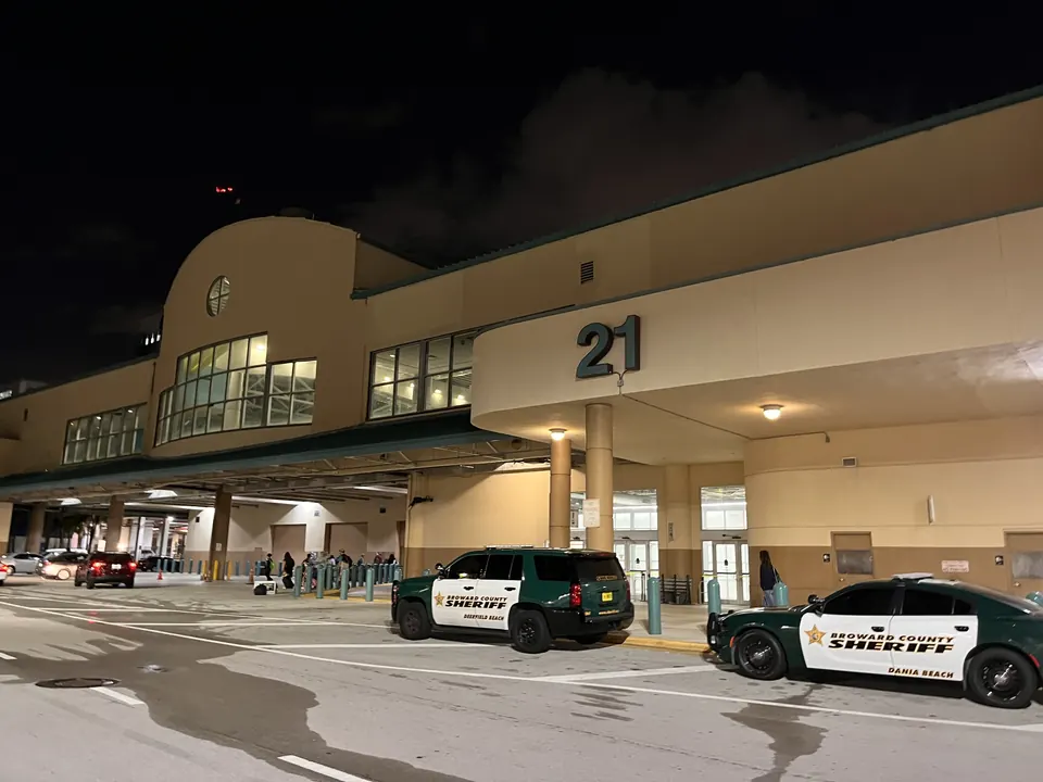 Port Everglades Terminal 21 before dawn, check-in for the Bimini ferry